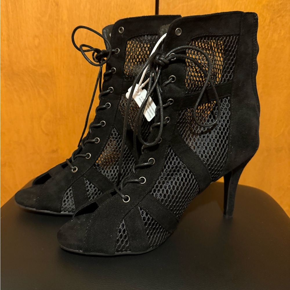 Black Bootie Heels